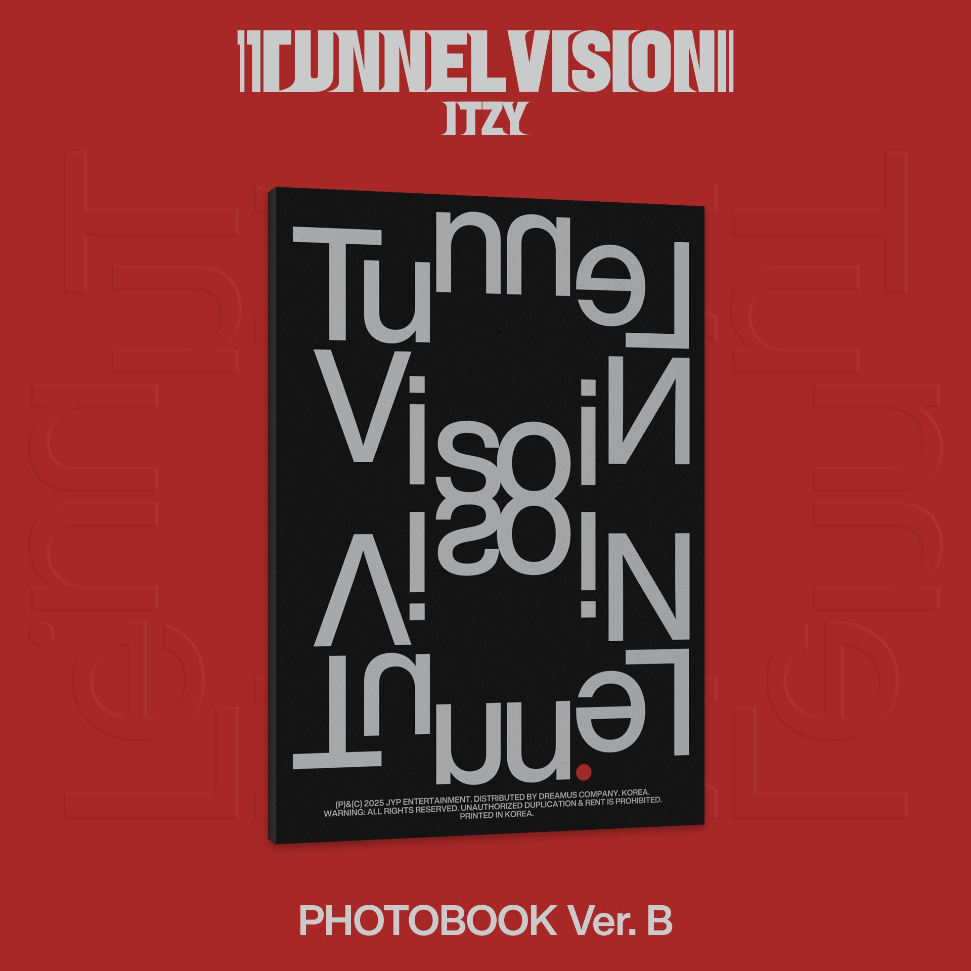TUNNEL VISION (Photobook - B ver.) (Signed) - Itzy Official Store