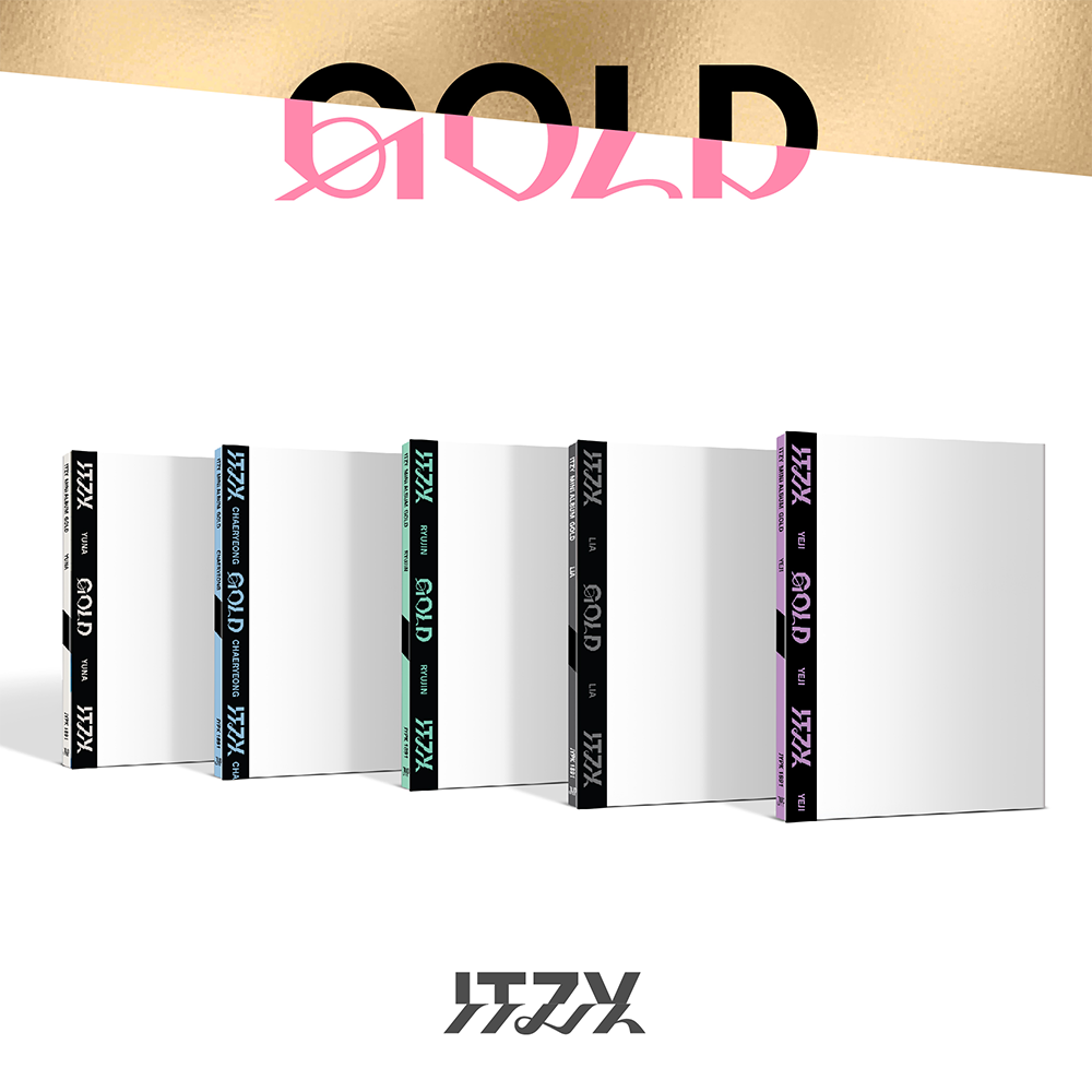 ITZY GOLD デジパック ver 未開封 5冊 GOLD (Digipack Ver.) - Itzy Official Store