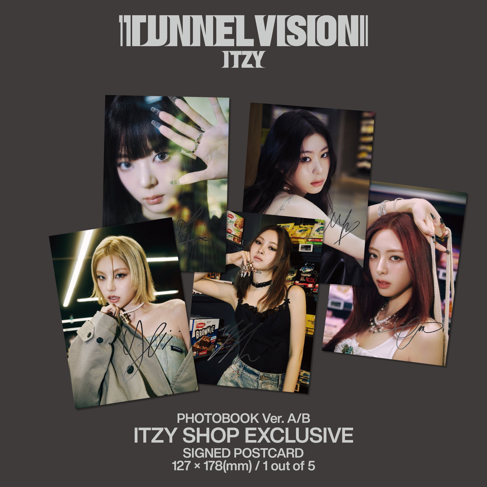 TUNNEL VISION (Photobook - A ver.) (Signed) - Itzy Official Store