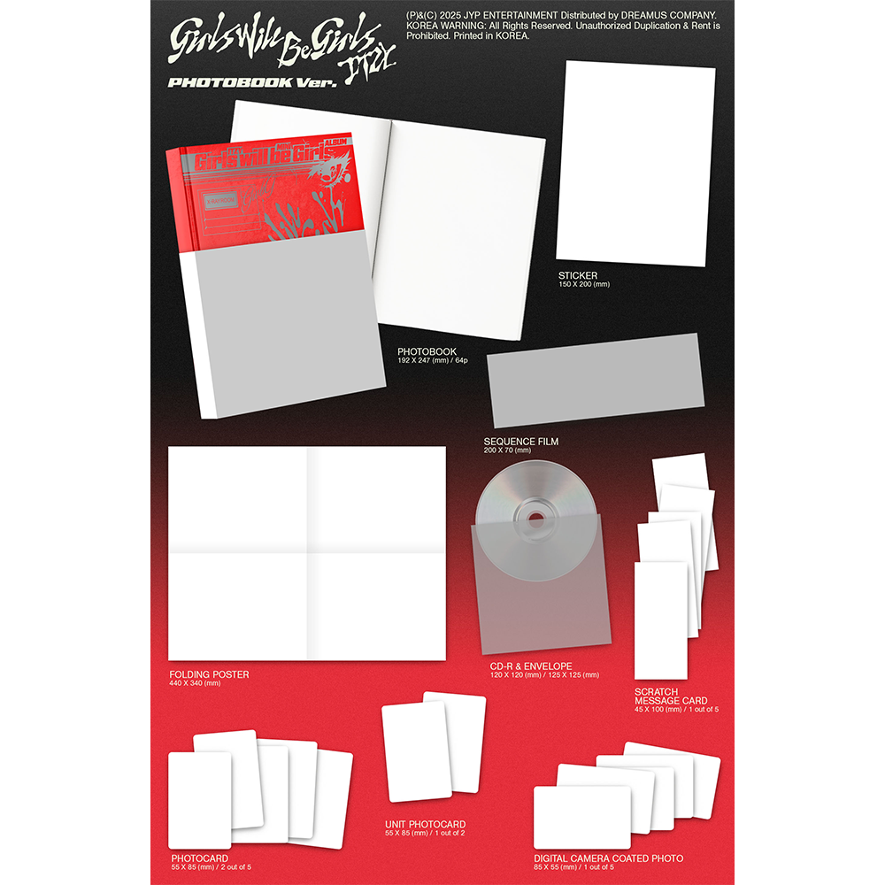 Girls Will Be Girls (PHOTOBOOK Ver.) Expanded