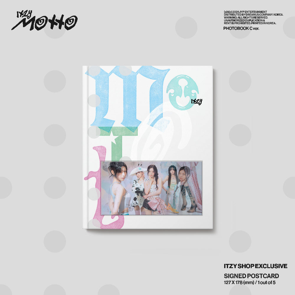 itzy 全員直筆サインアルバム Motto Photobook C (Signed) - Itzy Official Store
