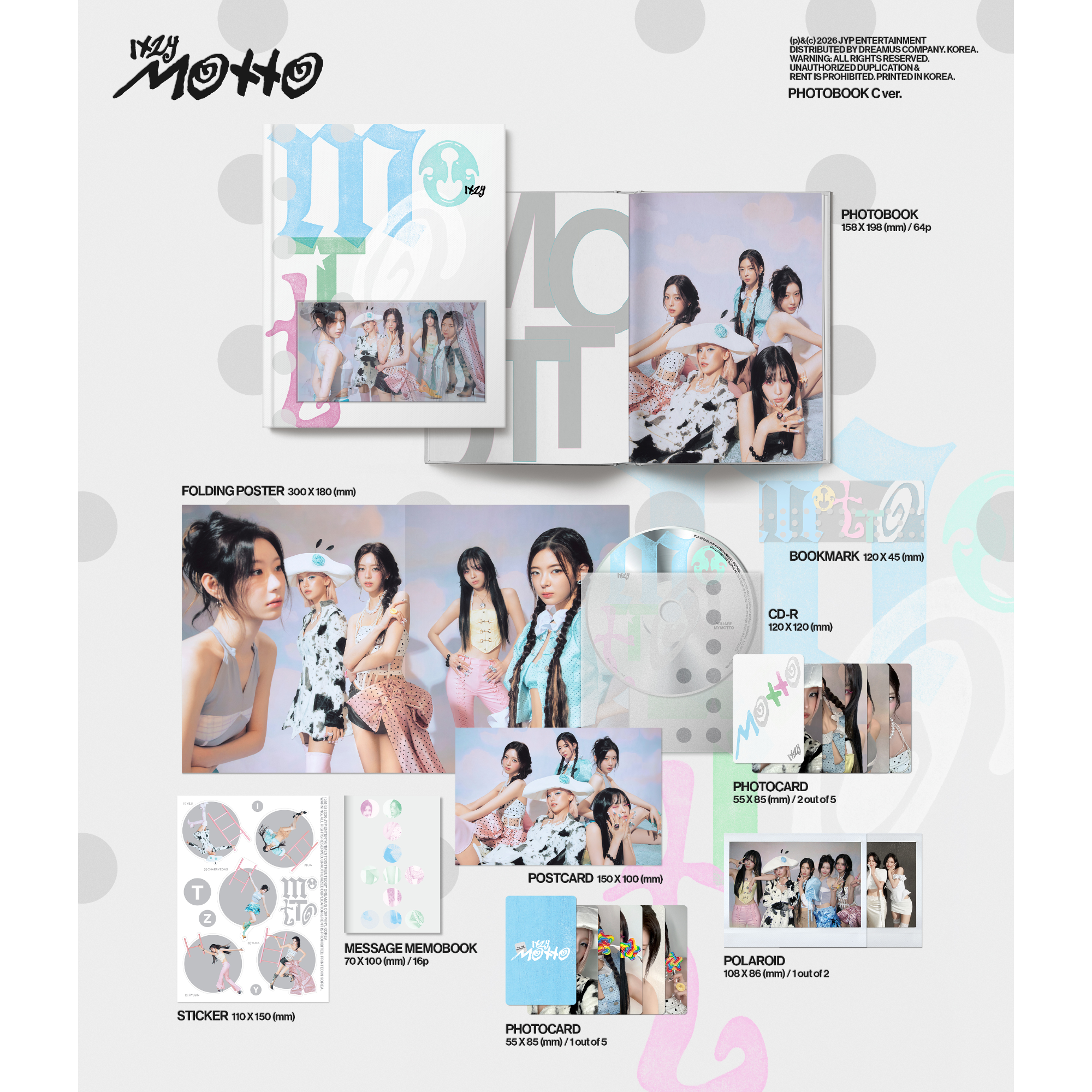 Motto Photobook C (Signed) - Itzy Official Store Motto Photobook C (Signed) - Itzy Official Store