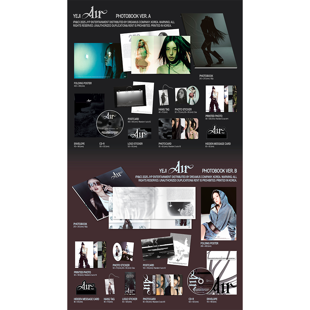 AIR (Photobook B ver.) - Itzy Official Store AIR (Photobook B ver.) - Itzy Official Store